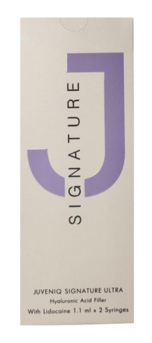 JUVENIQ SIGNATURE | ULTRA | HYALURONIC ACID WITH LIDOCAIN | 1.1ML X 2 SYRINGE