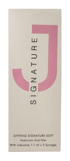JUVENIQ SIGNATURE | SOFT | HYALURONIC ACID WITH LIDOCAIN | 1.1ML X 2 SYRINGE