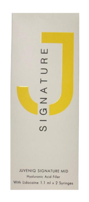 JUVENIQ SIGNATURE | MID | HYALURONIC ACID WITH LIDOCAIN | 1.1ML X 2 SYRINGE
