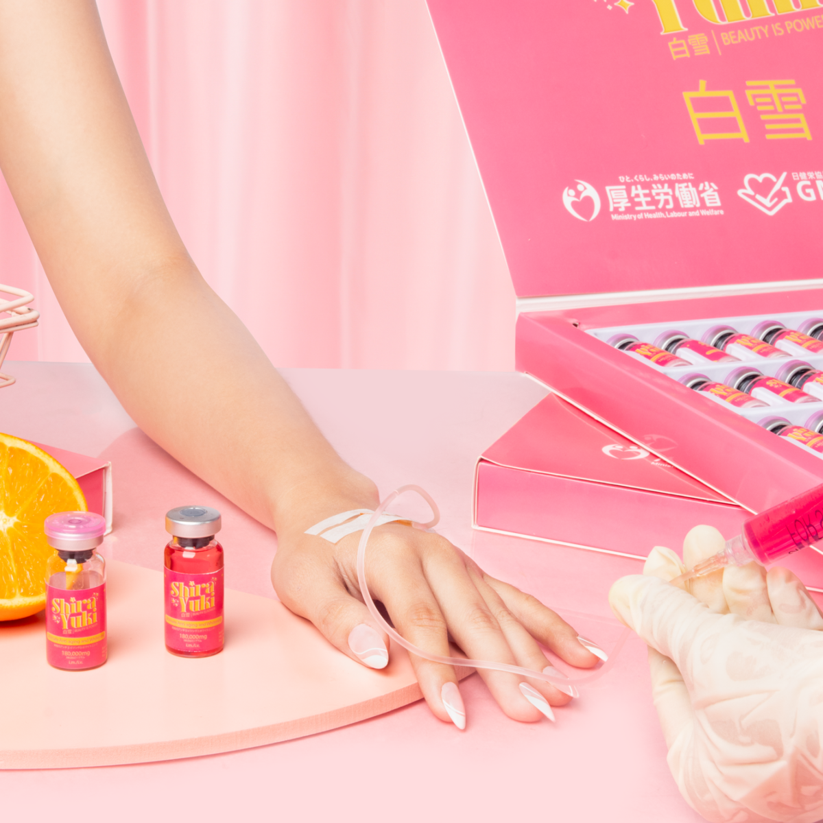 SHIRA YUKI | GLUTATHIONE 180,000MG | 40 DOSES
