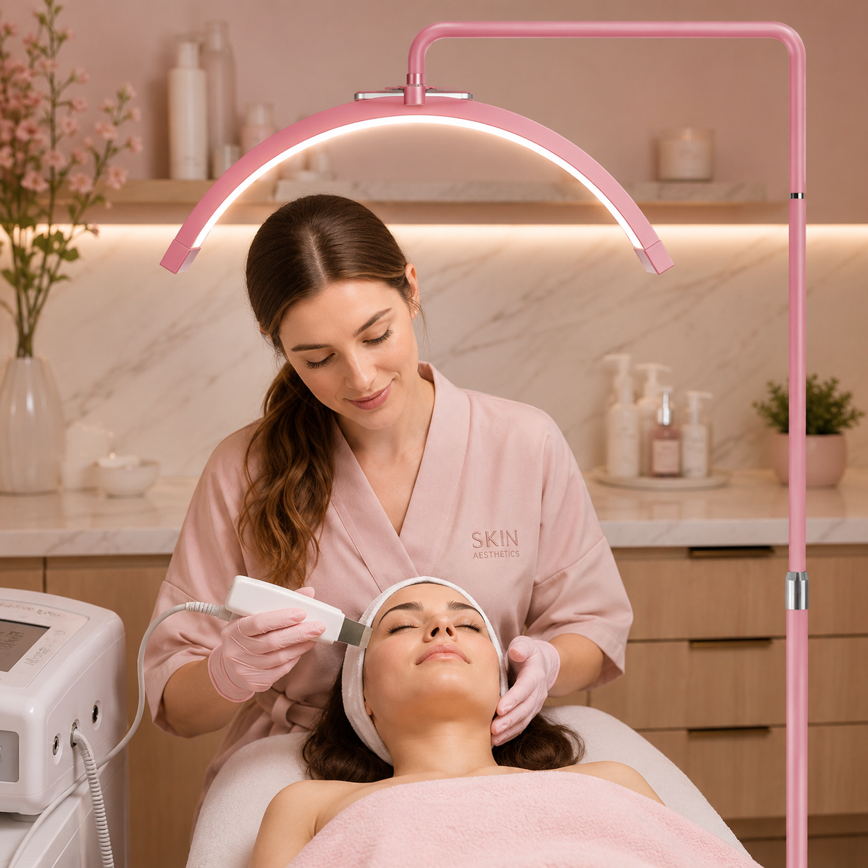 LED HALF MOON LIGHT |PROFESSIONAL WALL MOUNT LIGHTNING FOR SALONS & CLINIC