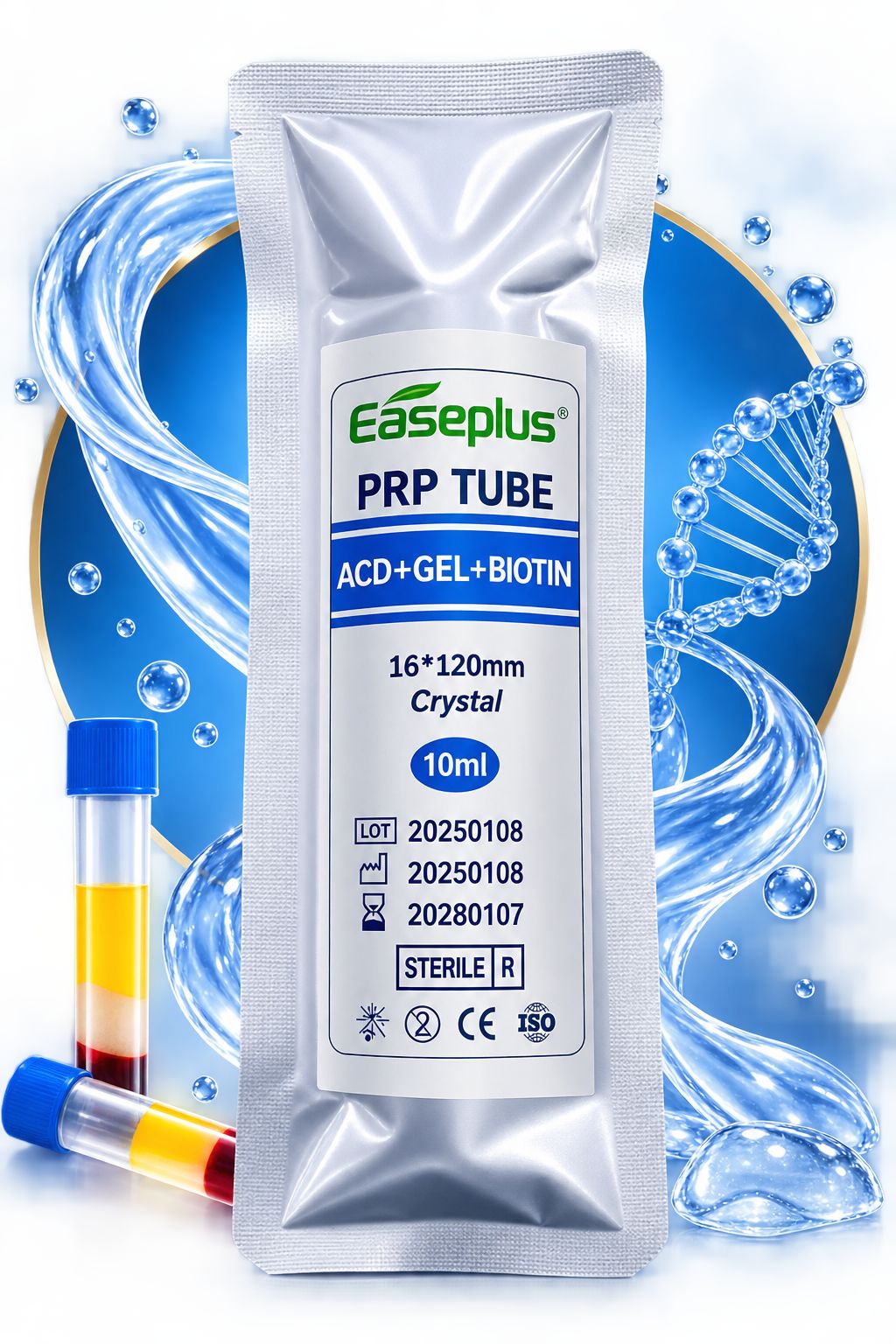 PRP TUBE ACD SOLUTION A + GEL + BIOTIN